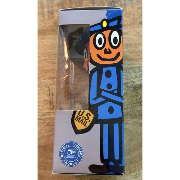 2003 Bosley Bobbers USPS MR. ZIP Mailman BOBBLEHEAD NEW Postal Novelty Advertise - Picture 4 of 7